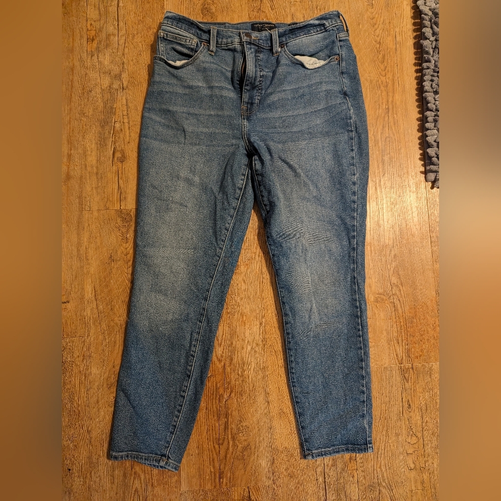 Lucky brand high-rise skinny denim jeans